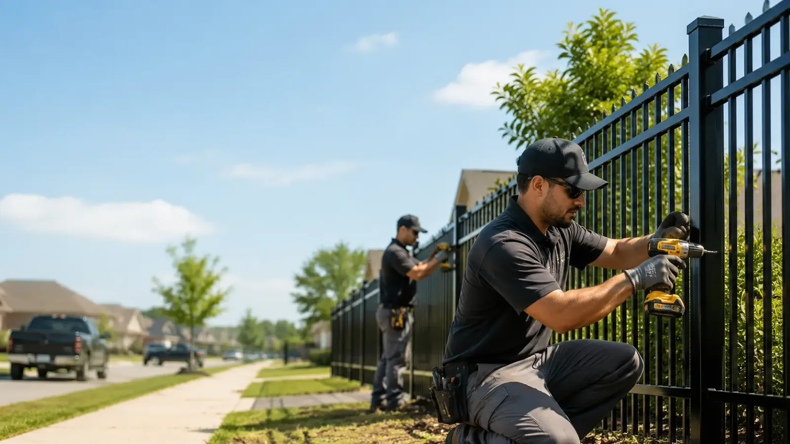 Metal Fence Installation in Register, GA
